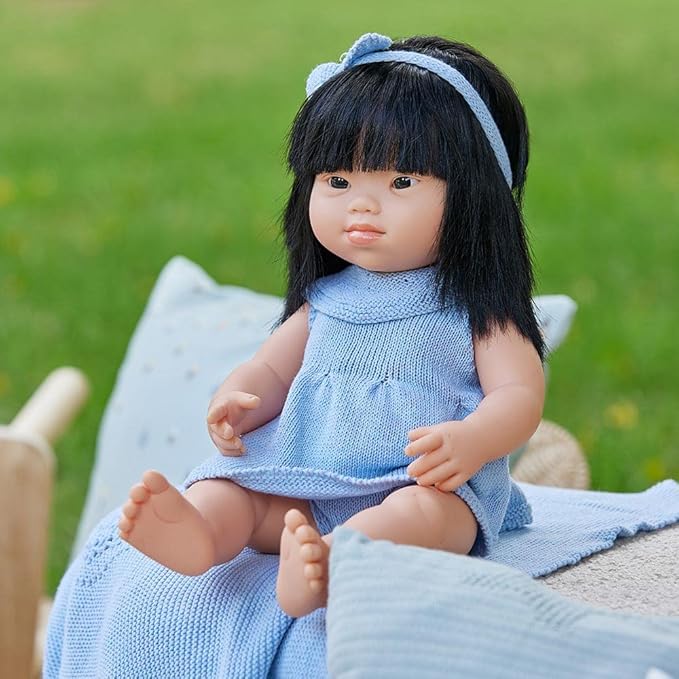 Baby doll asian girl with Down Syndrome 15"