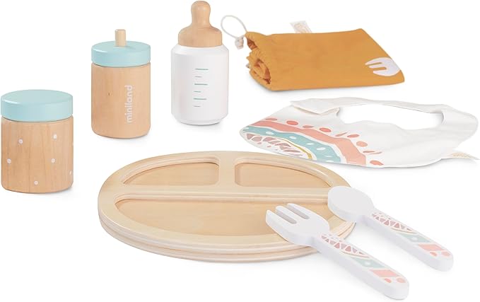 Doll Wooden Feeding Set