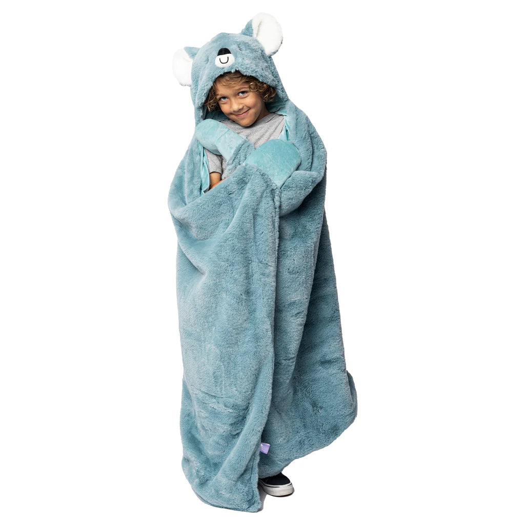 Koala Sensory Weighted Stuffed Animal Robe Hoodie Blanket