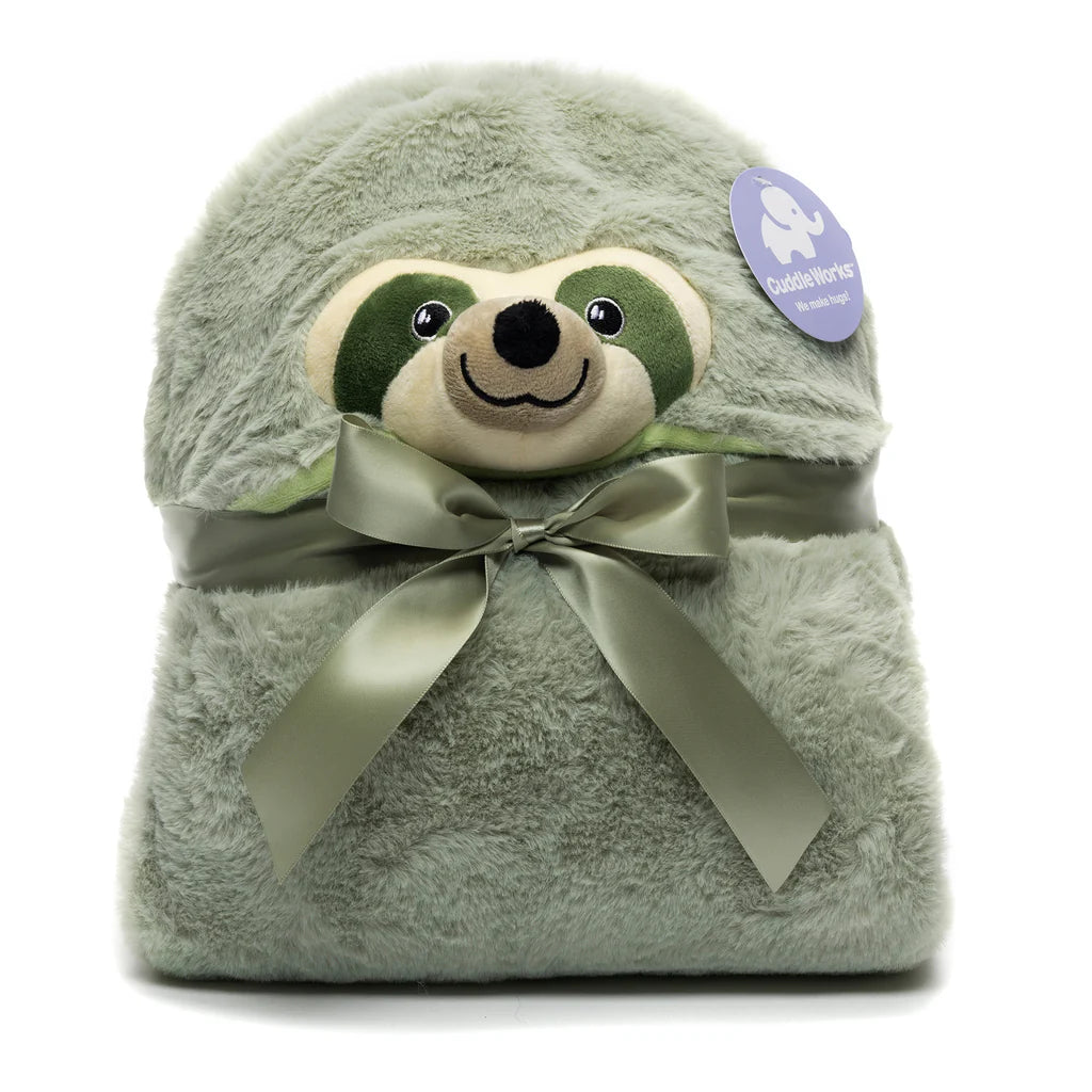 Sloth Sensory Weighted Stuffed Animal Robe Hoodie Blanket