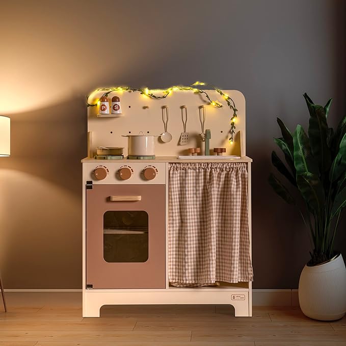 Fairy Tale Whimsy Wooden Kitchen with Glow Lights - Oliver Ruffus