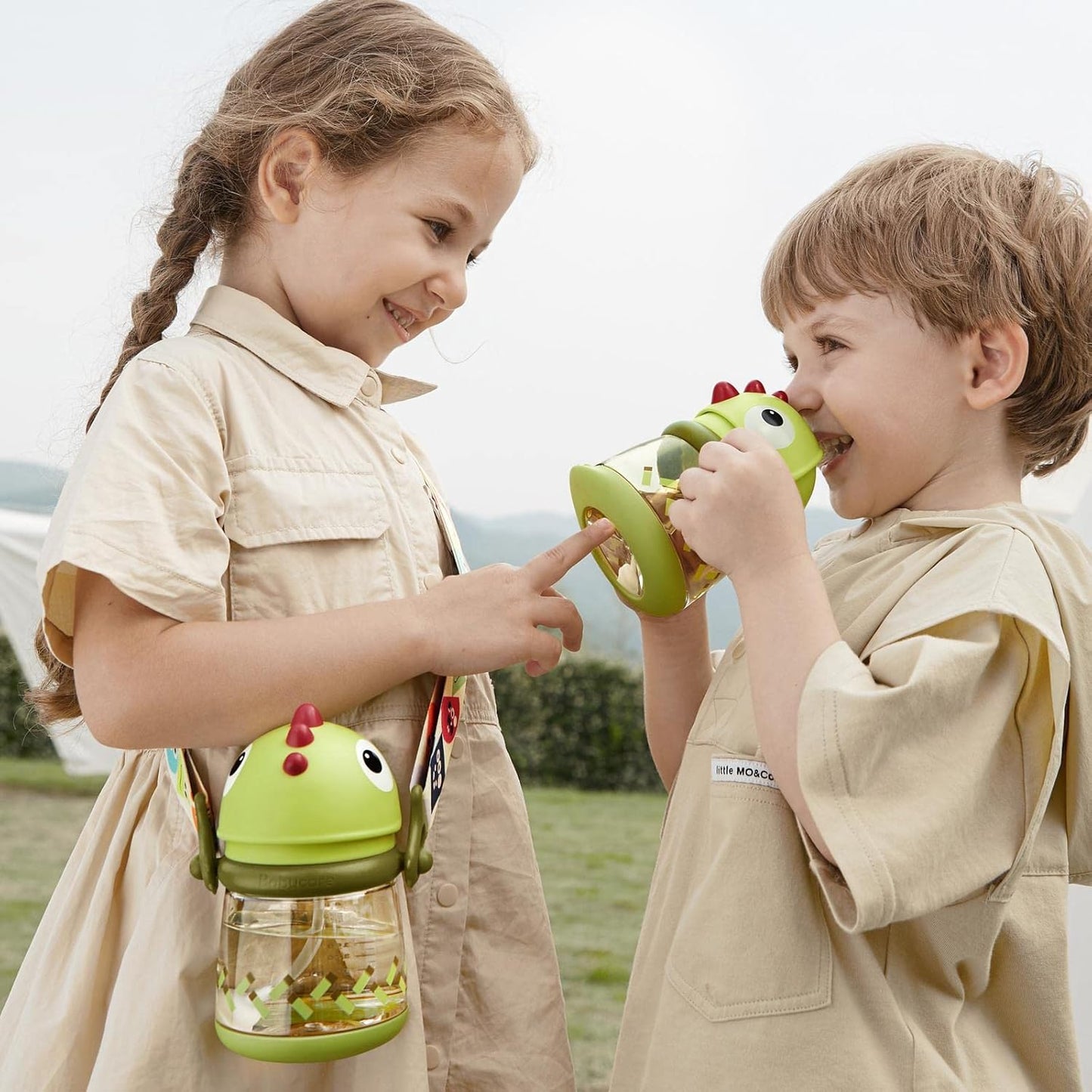 Dinosaur Weighted Straw Sippy Cup