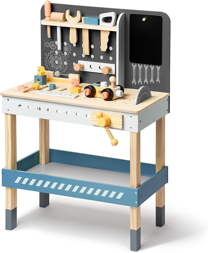 Wooden Tool Bench with Accessories - Oliver Ruffus