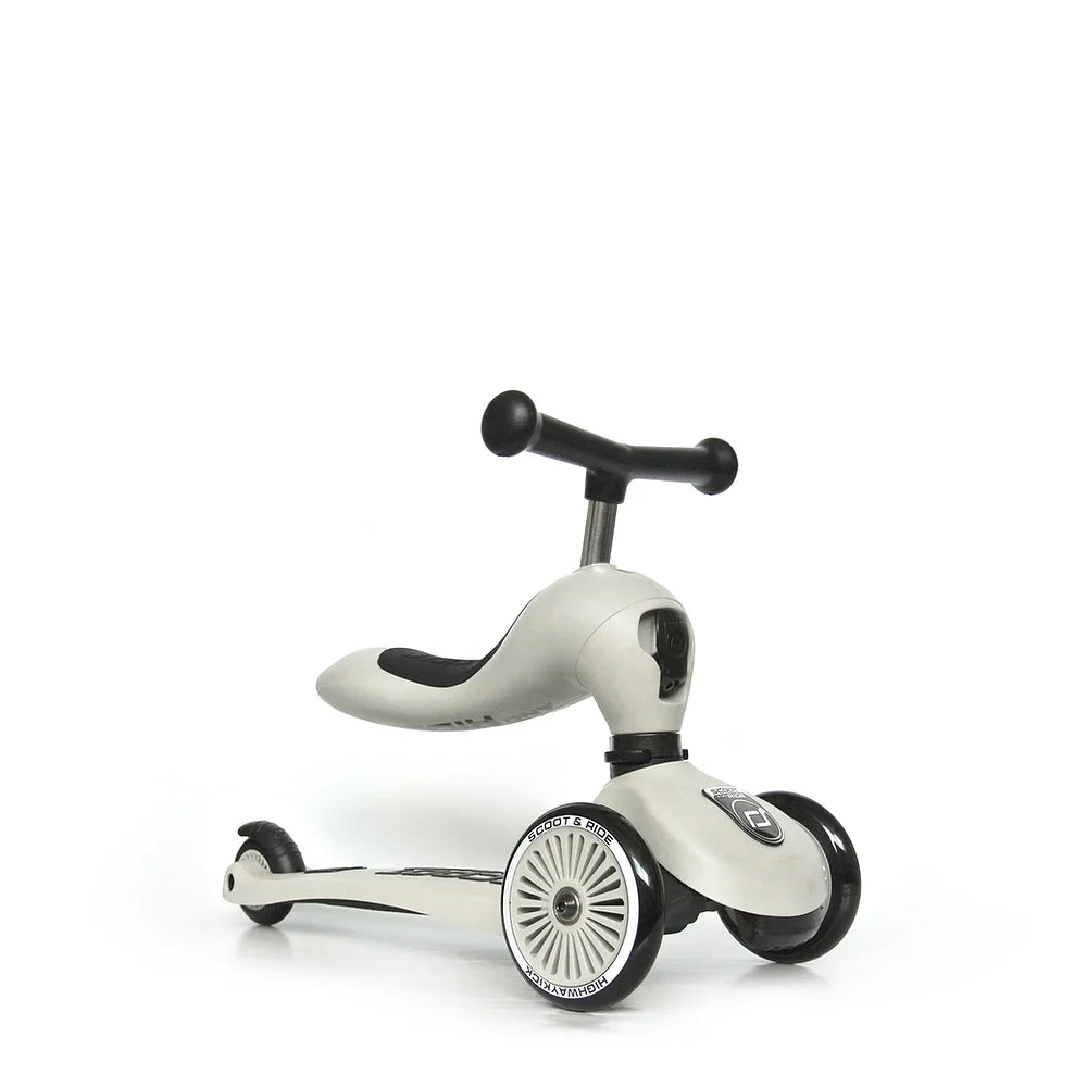 2-in-1 Scooter - Highway Kick 1 Kickboard | Ash