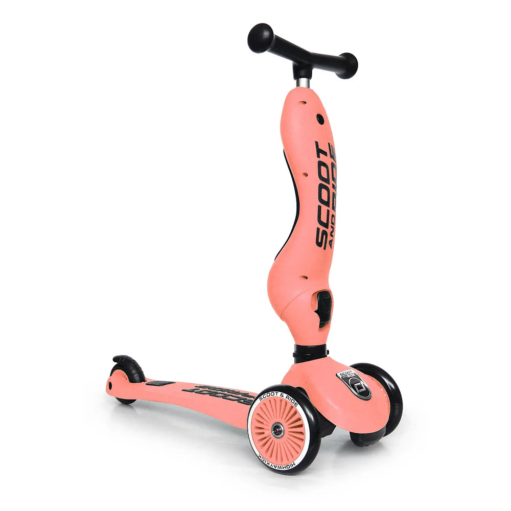 2-in-1 Scooter - Highway Kick 1 Kickboard | Peach