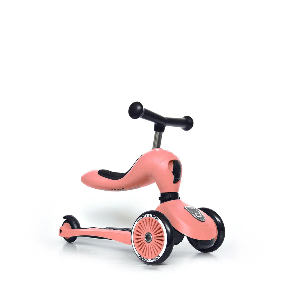 2-in-1 Scooter - Highway Kick 1 Kickboard | Peach