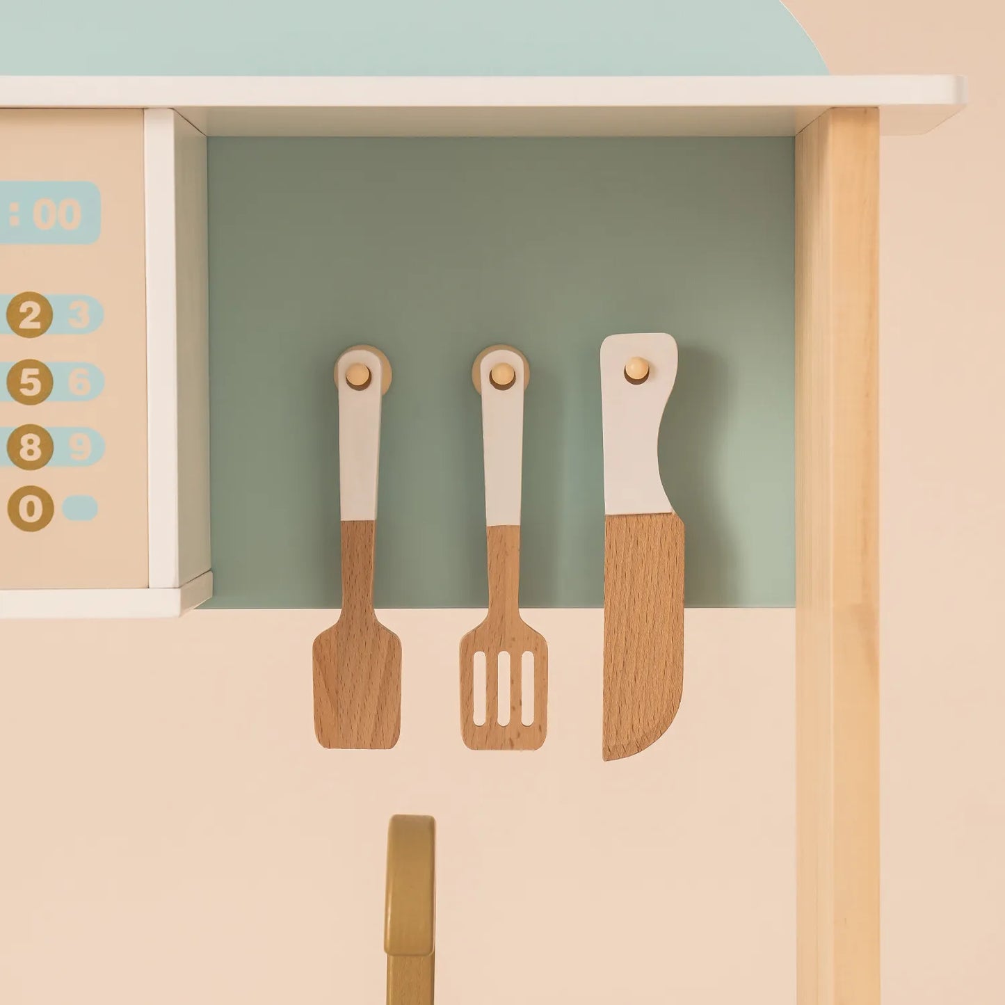 Wooden Kitchen Pretend Play Set with Accessories - Oliver Ruffus