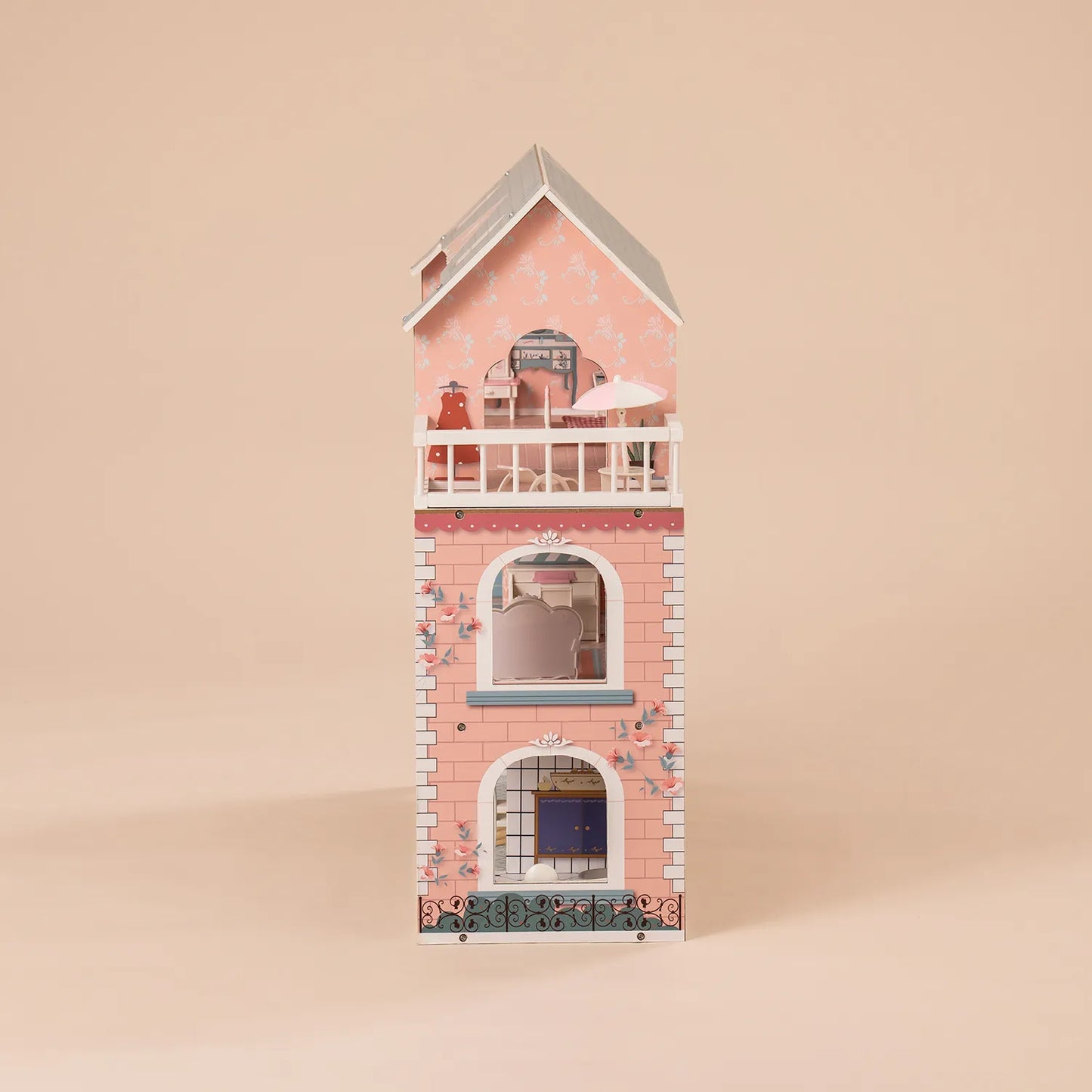 Grand Manor Doll House with Accessories - Oliver Ruffus