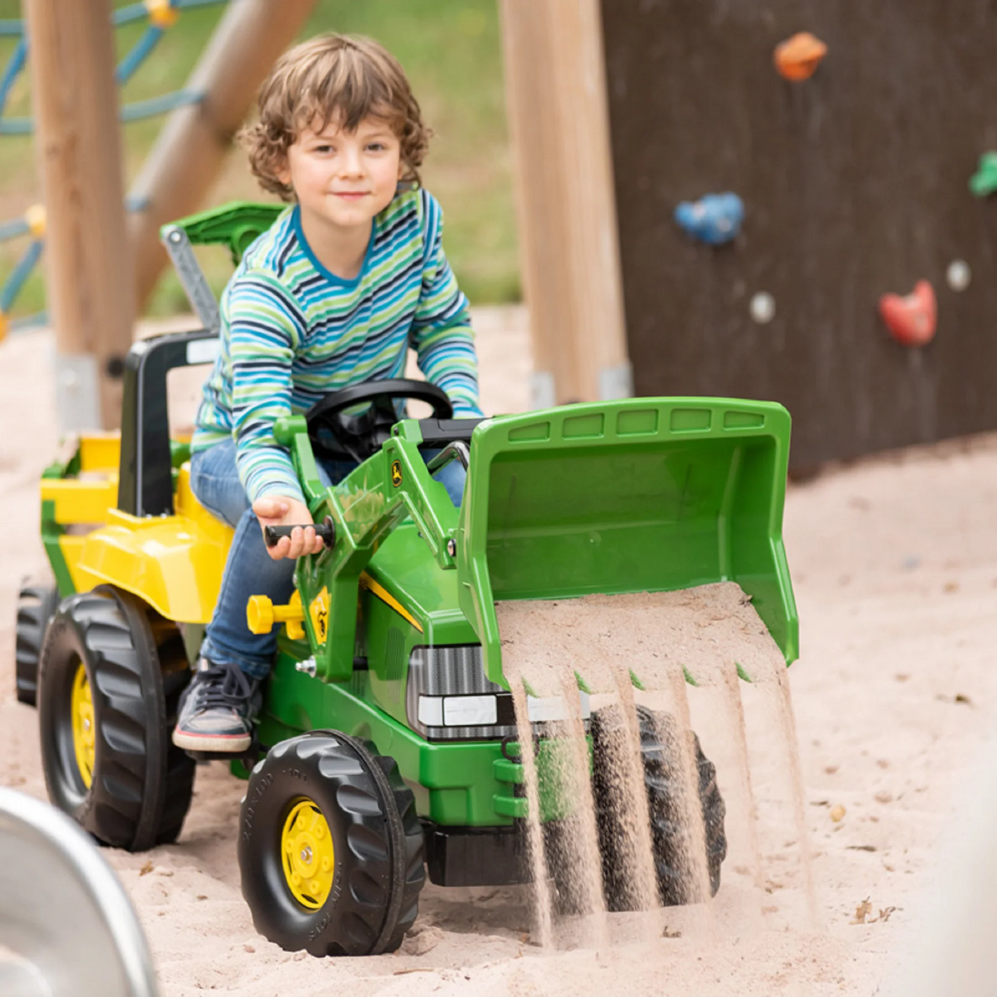 John Deere Pedal Loader With Backhoe