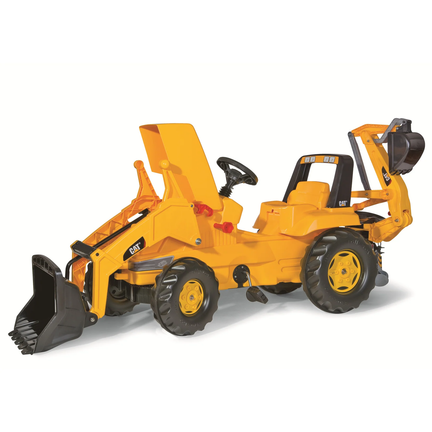 CAT Front Loader With Backhoe Pedal Tractor