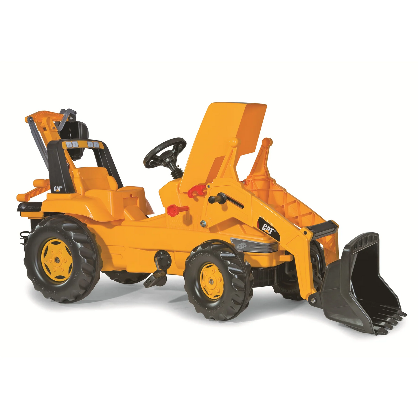 CAT Front Loader With Backhoe Pedal Tractor