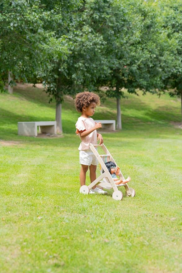 Wooden Doll Stroller