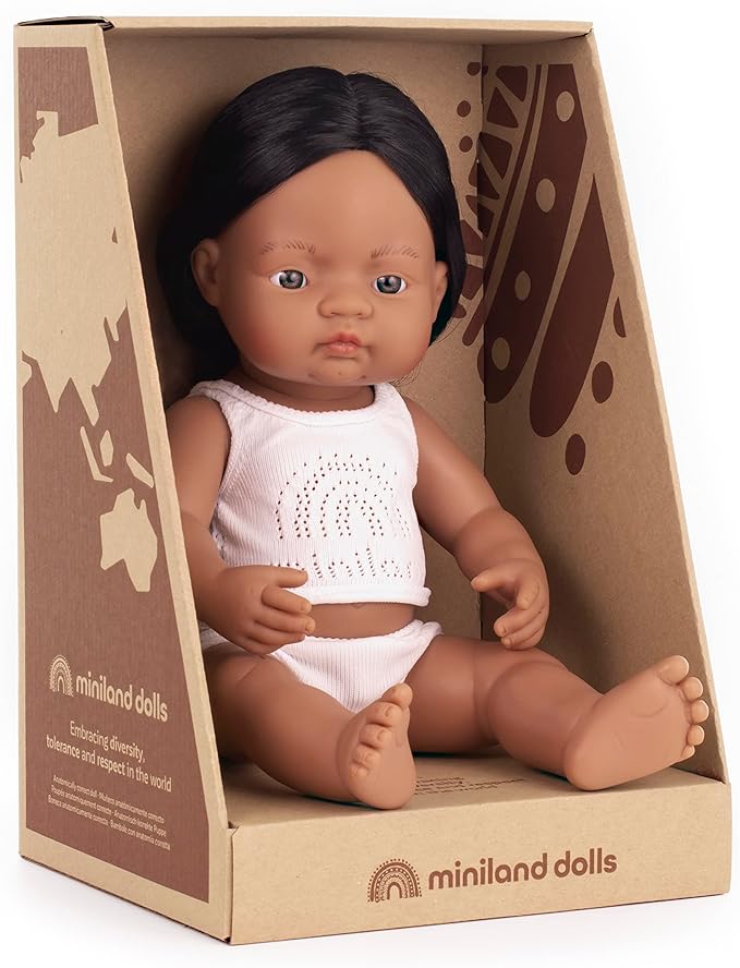 Baby Doll Native American Boy 15"