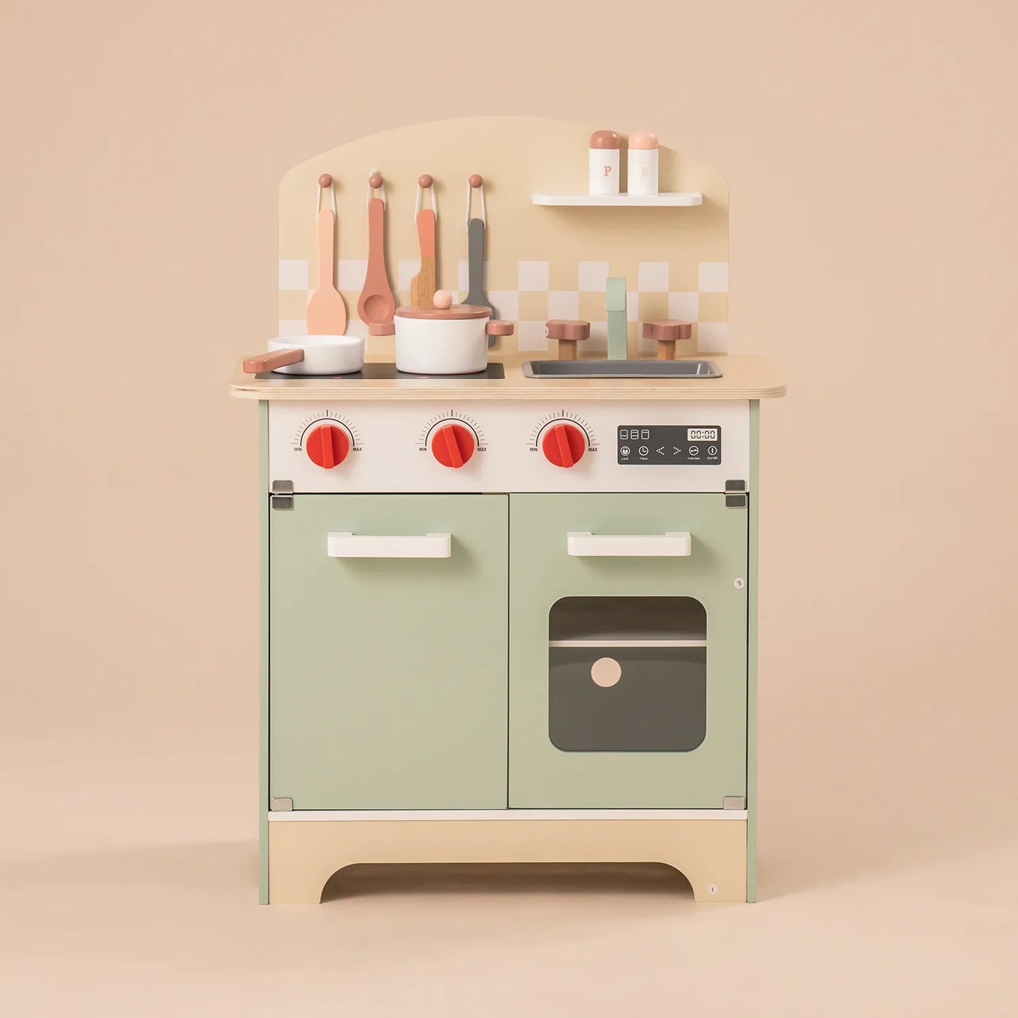 Toddler Kitchen with Play Food - Oliver Ruffus