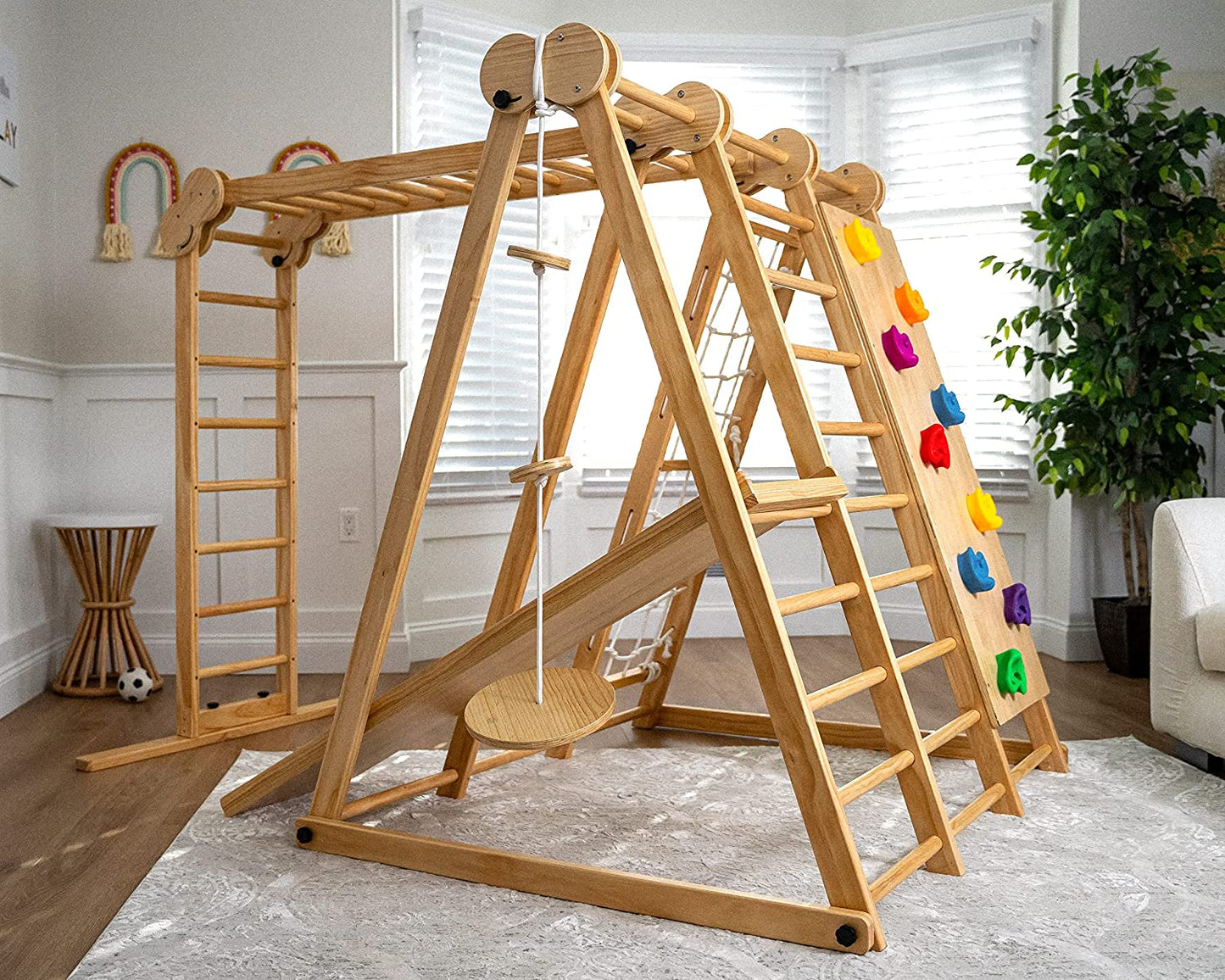 Chestnut - 8-in-1 Jungle Gym for Toddlers