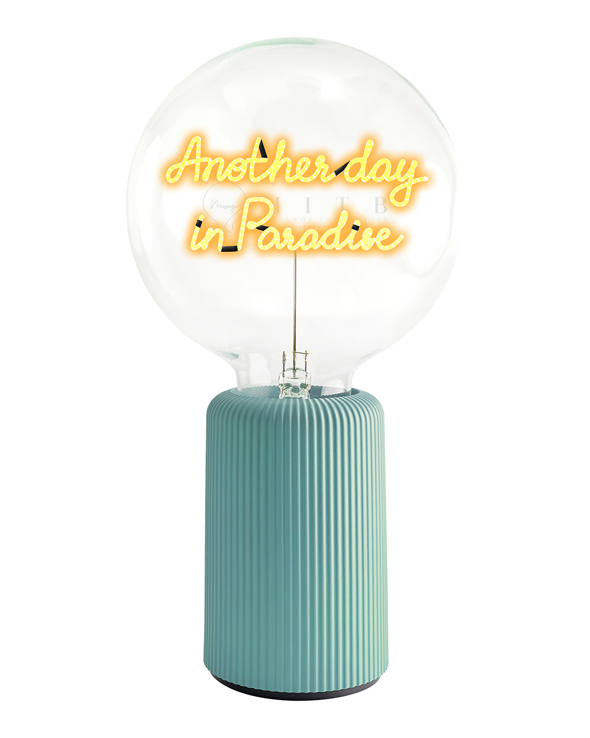 Bulb ANOTHERDAY IN PARADISE Amber with Base Table Lamp PORTABLE Pop Nomad