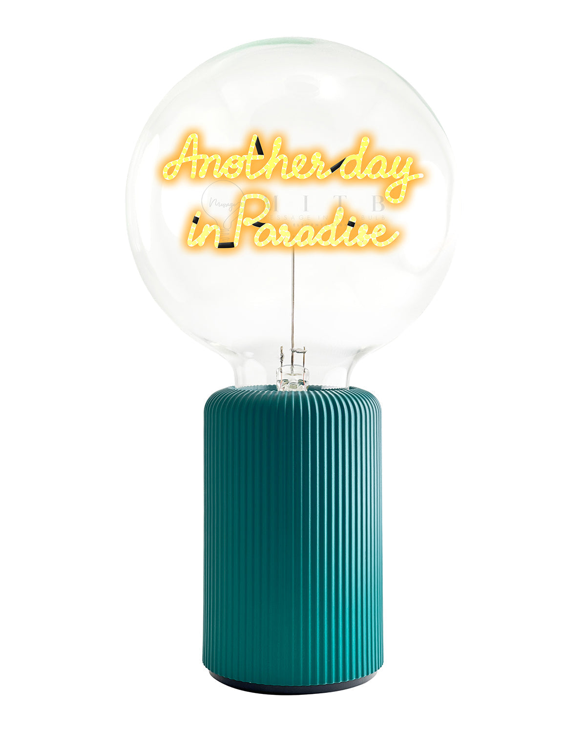 Bulb ANOTHERDAY IN PARADISE Amber with Base Table Lamp PORTABLE Pop Nomad