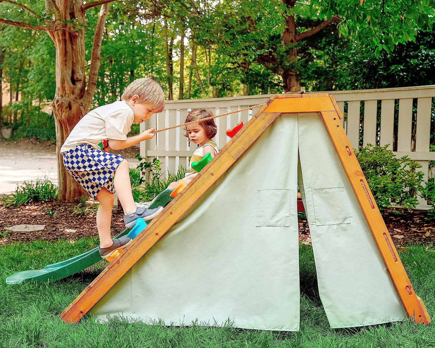 Palm - 5-in-1 Outdoor and Indoor Playground Playset