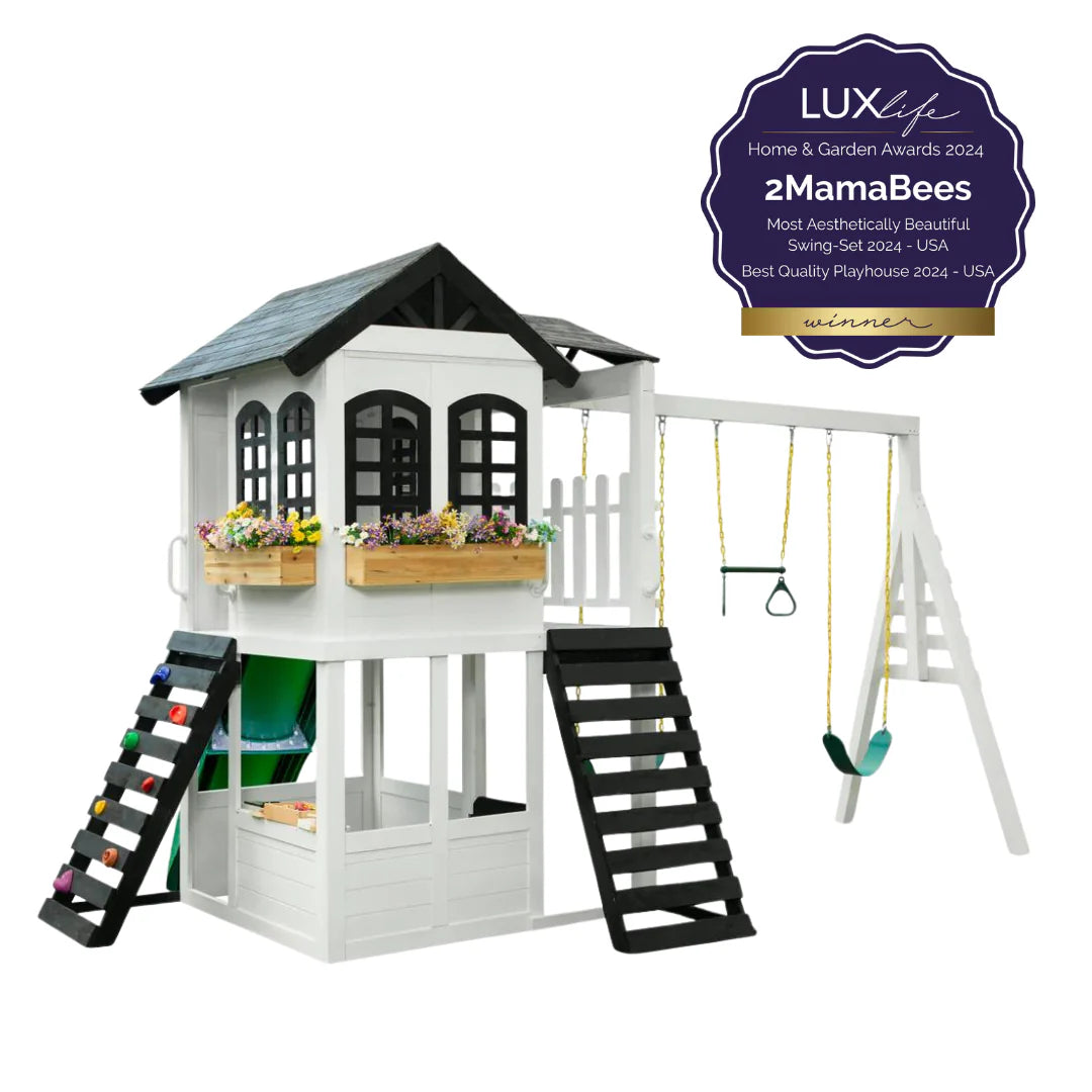 Reign Two Story Playhouse with optional Reign Swing Attachment