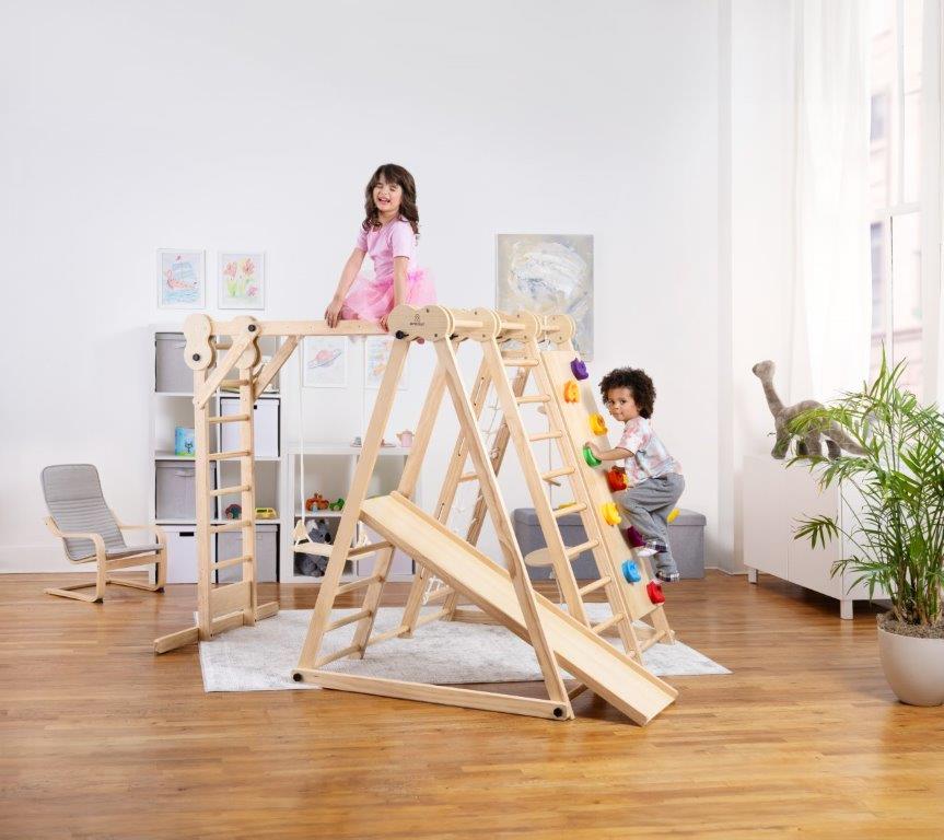 Chestnut - 8-in-1 Jungle Gym for Toddlers