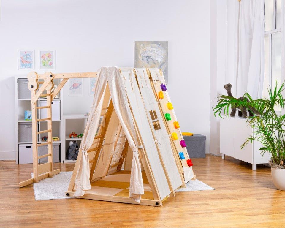 Chestnut - 8-in-1 Jungle Gym for Toddlers