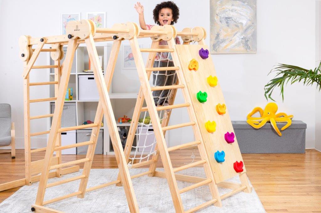 Chestnut - 8-in-1 Jungle Gym for Toddlers