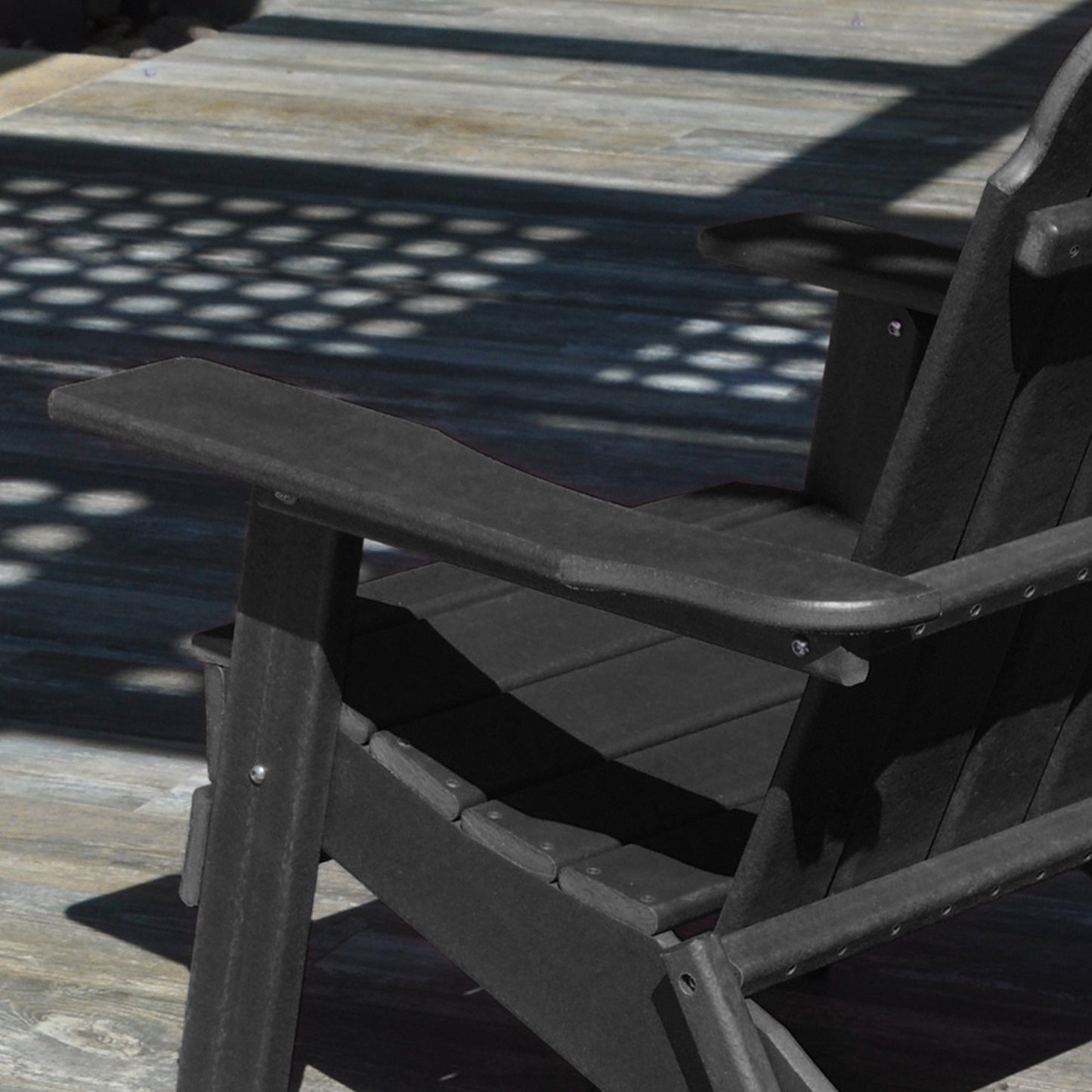 New Tradition Folding Adirondack Chair by ResinTeak