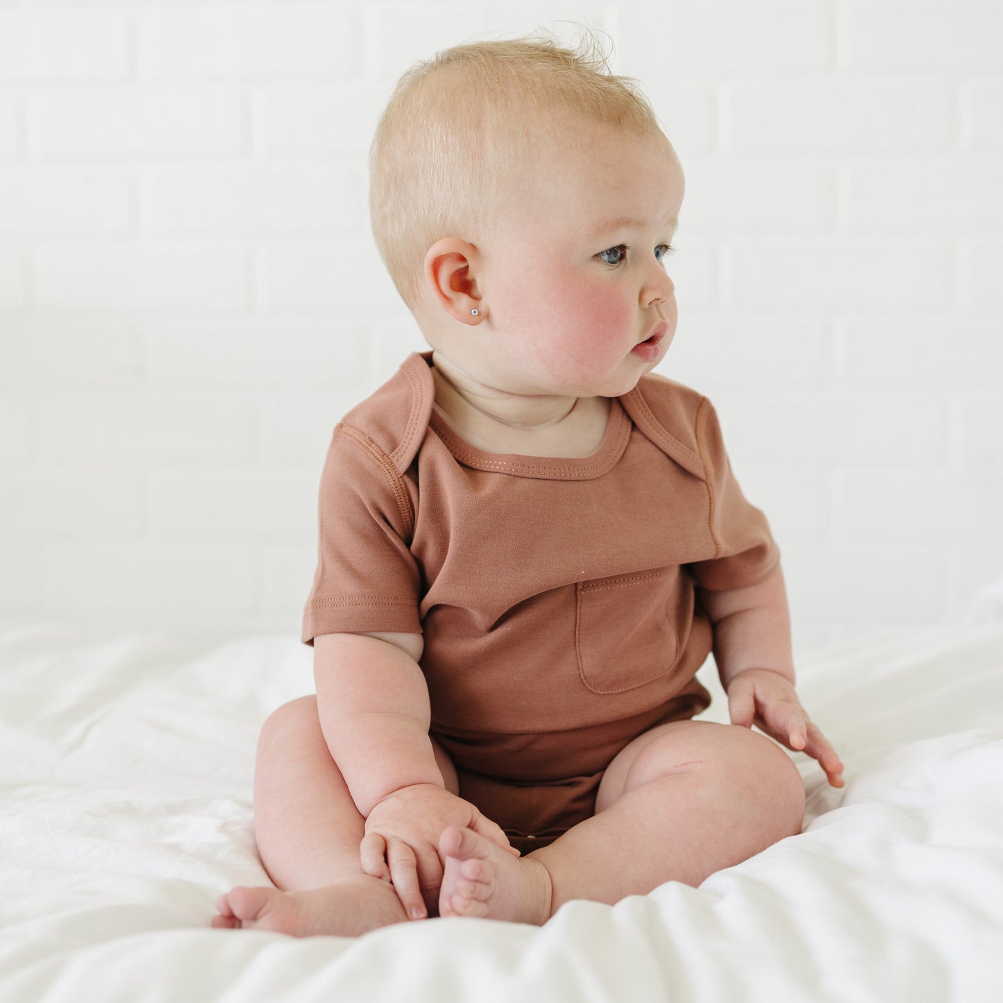 Bodysuit in Chestnut