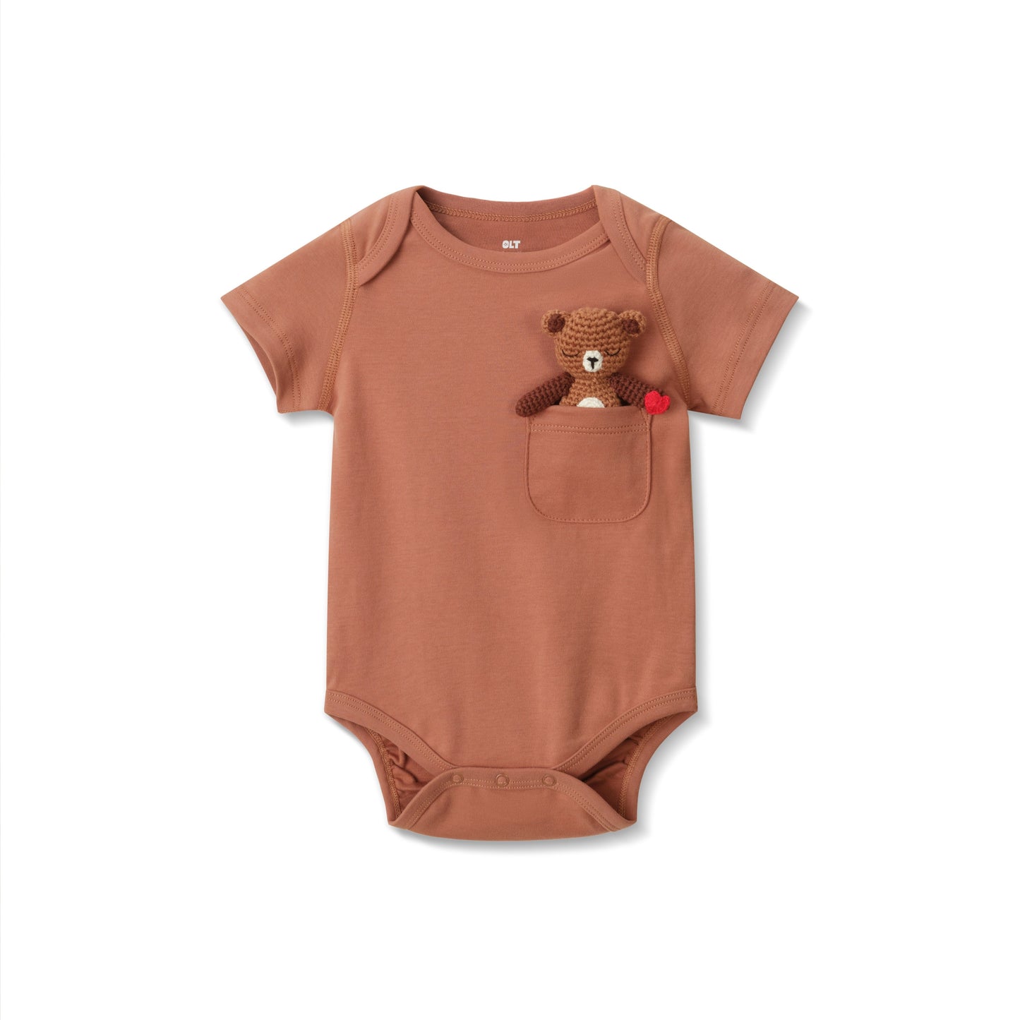 Bodysuit in Chestnut