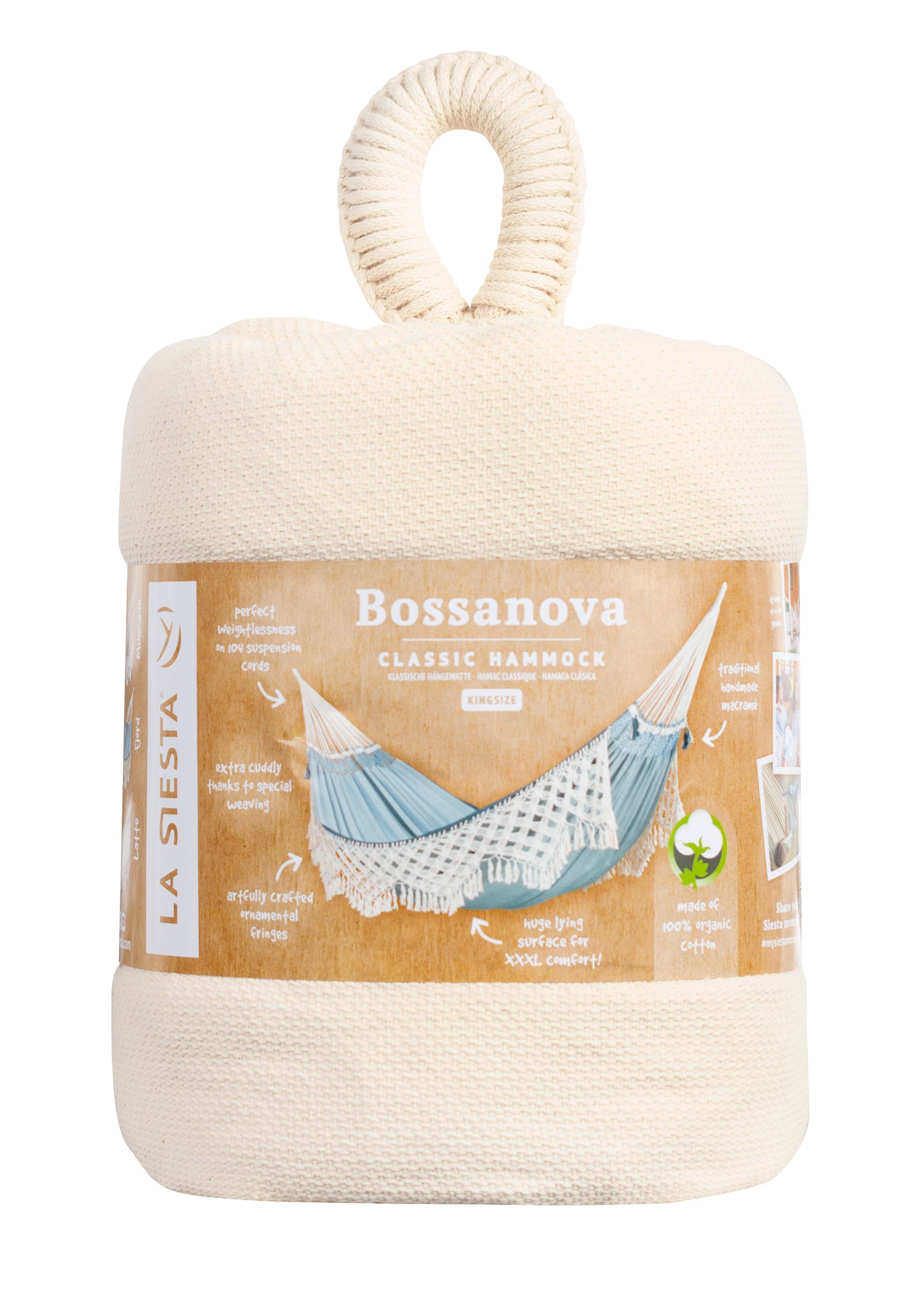 Bossanova Organic Cotton Kingsize Classic Hammock