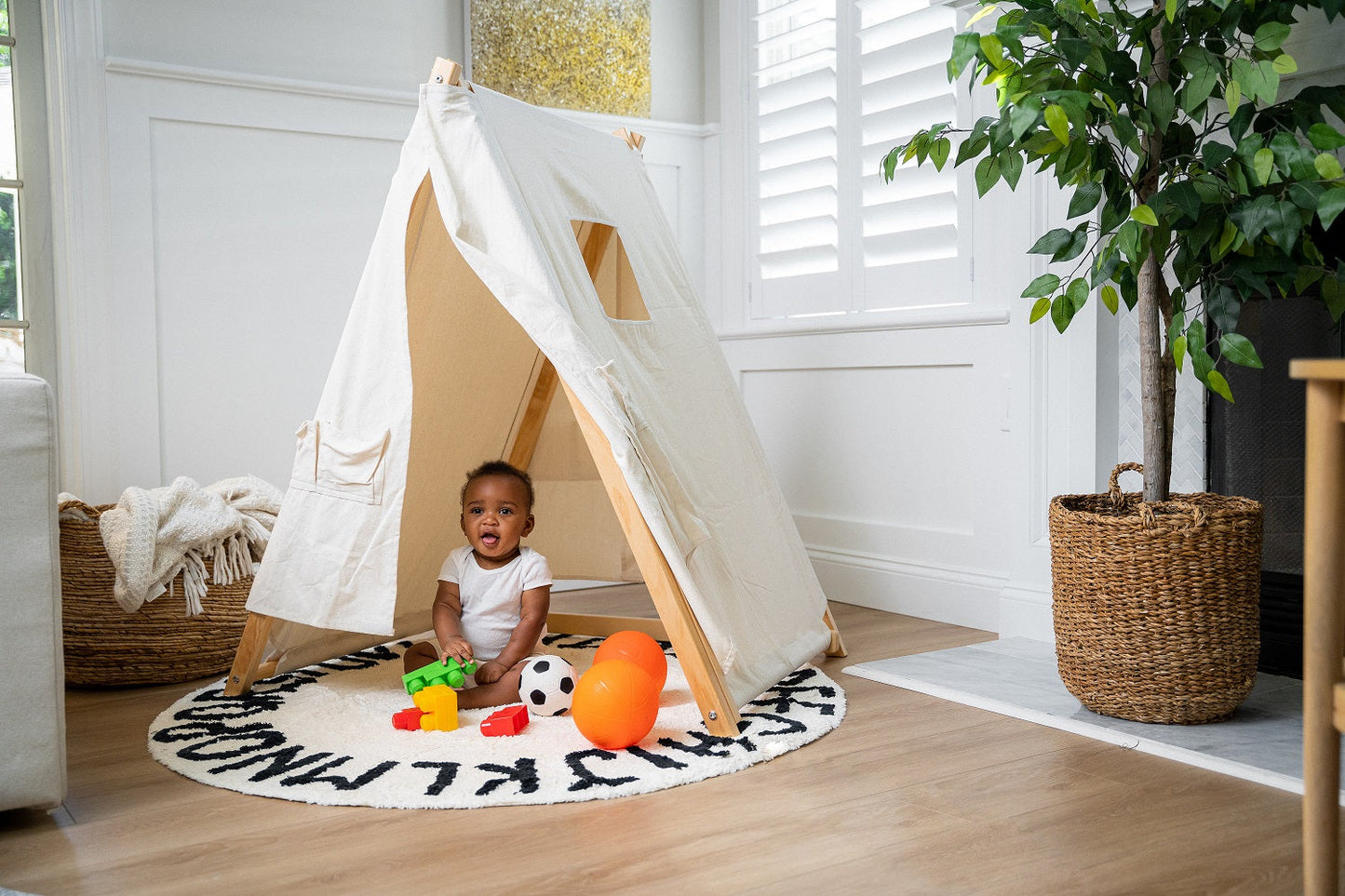 Tent Covering For Avenlur Spruce - Baby and Toddler Foldable Swing Set - Swing Set Sold Separately