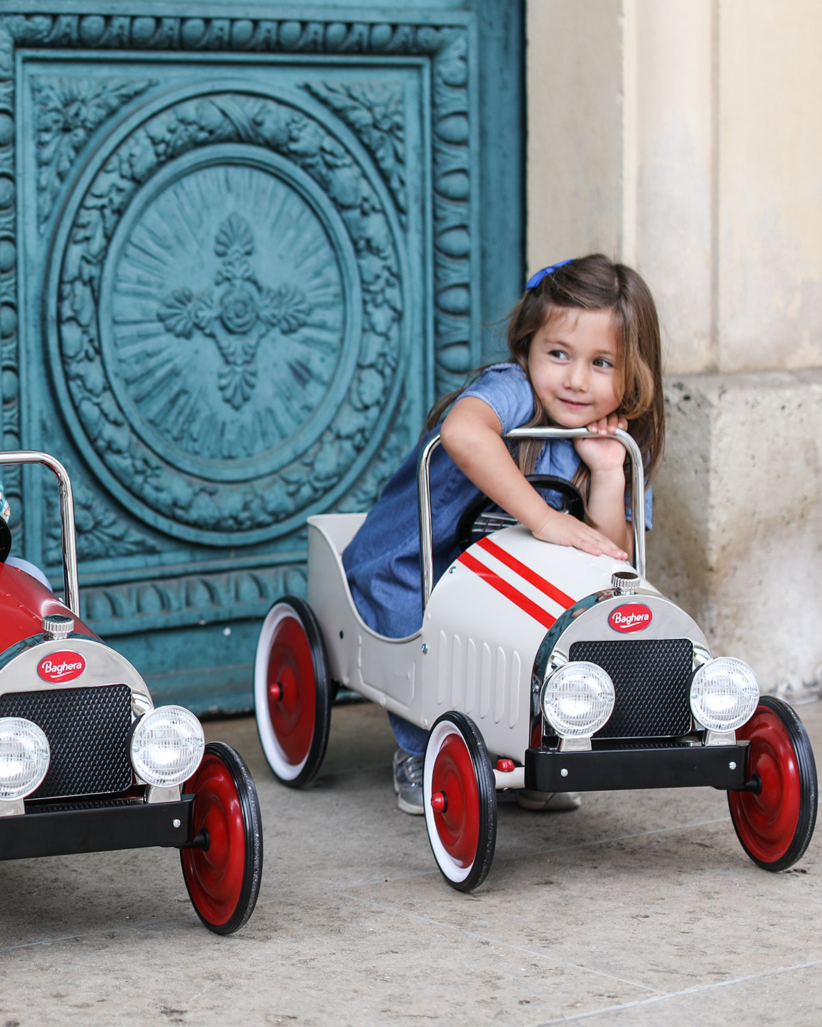 Ride-On Classic Pedal Car White