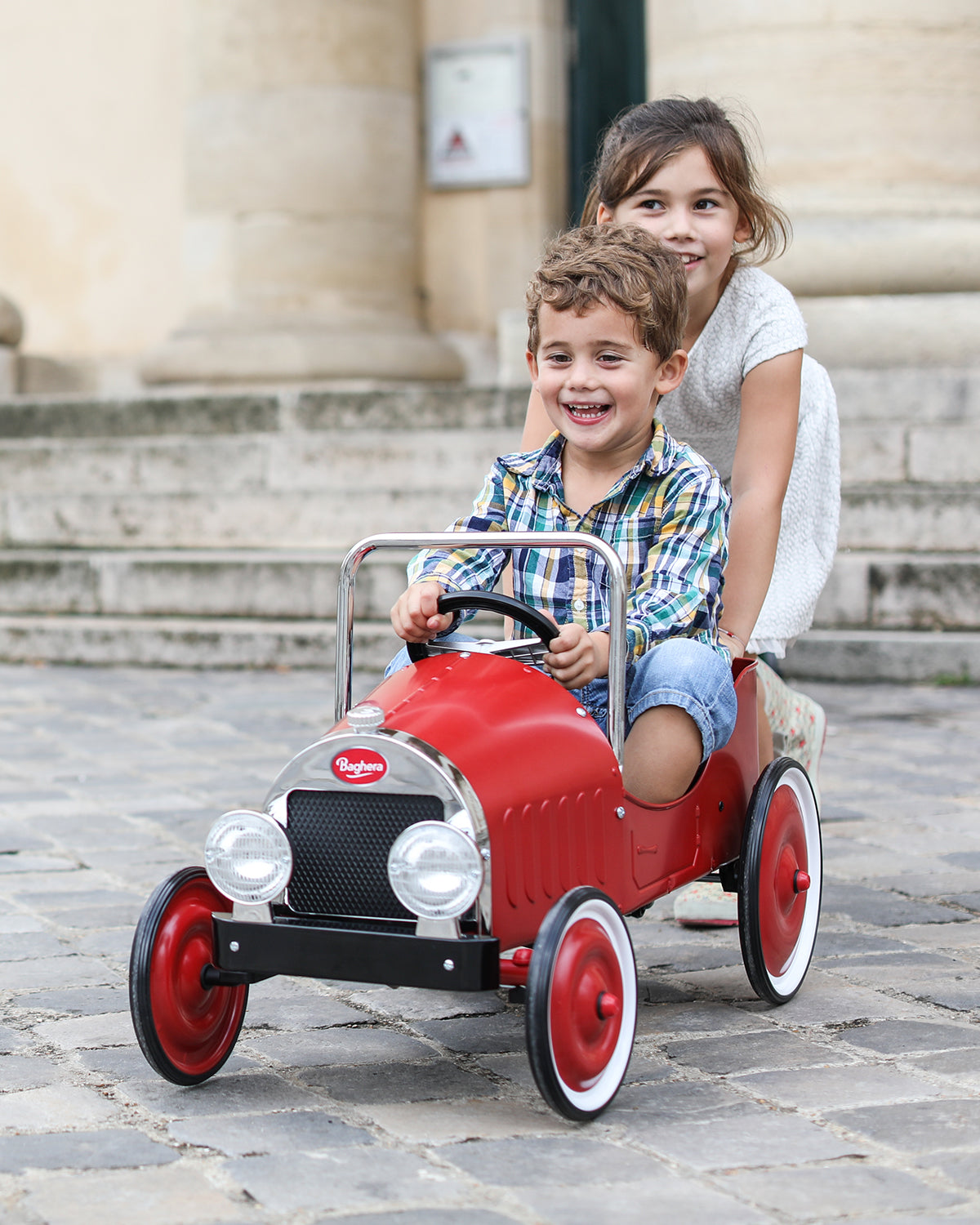 Ride-On Classic Pedal Car Red