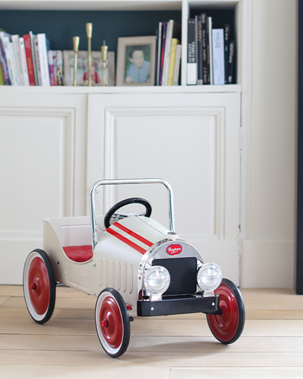 Ride-On Classic Pedal Car White