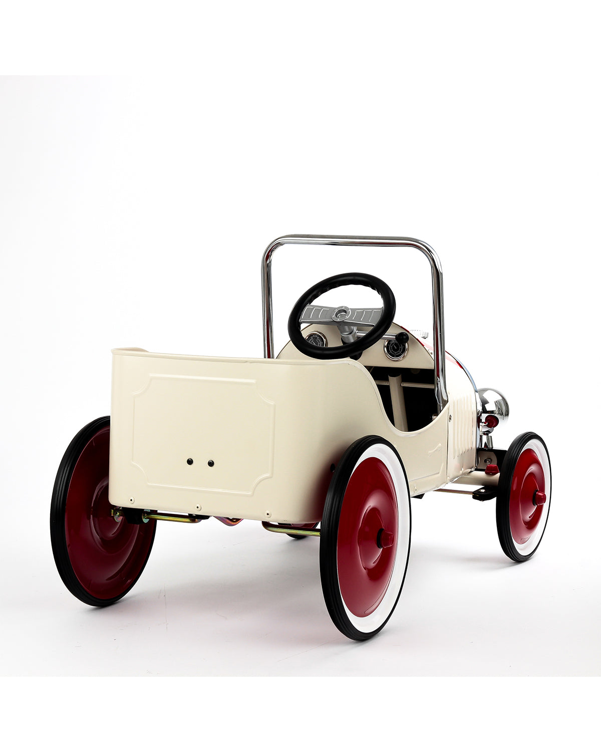 Ride-On Classic Pedal Car White