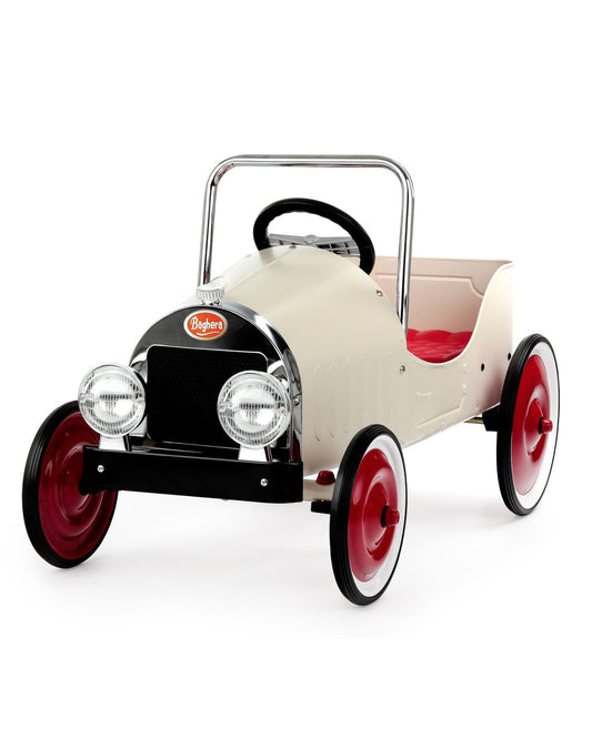 Ride-On Classic Pedal Car White