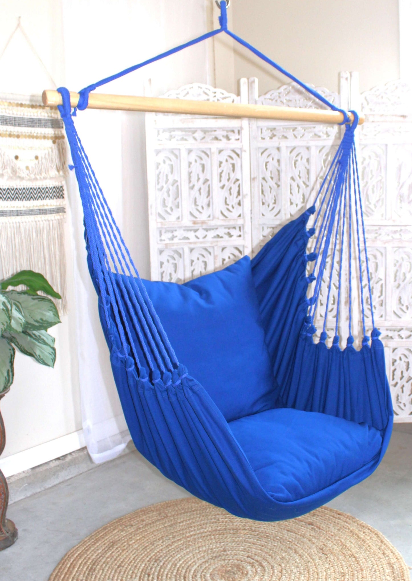 Blue Hanging Chair Hammock | CLASSIC BLUE