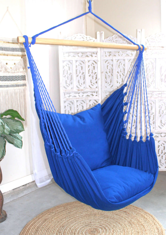 Blue Hanging Chair Hammock | CLASSIC BLUE