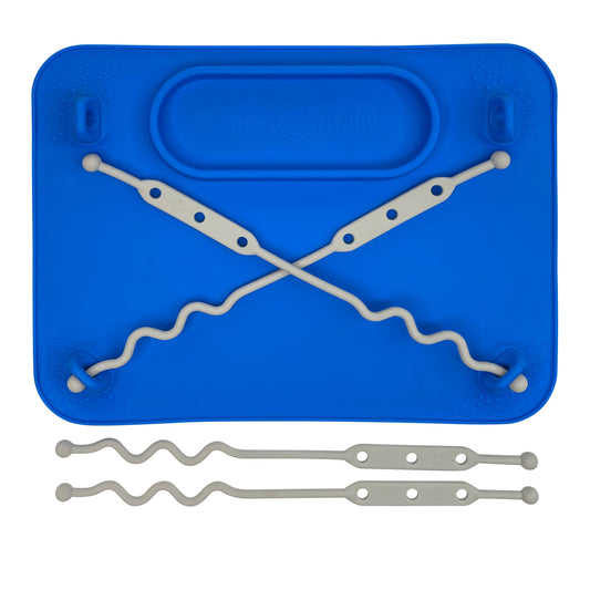 Busy Baby Mat with Toy Straps BLUE