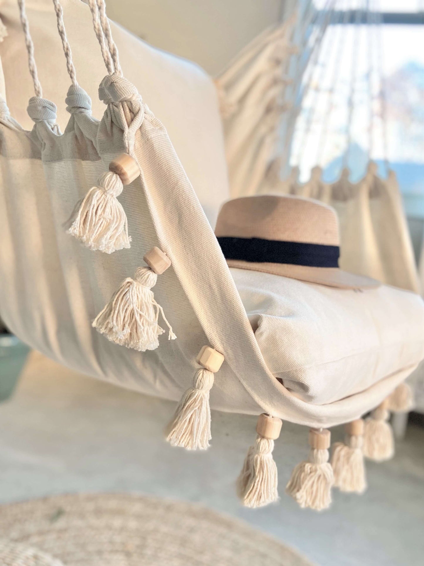 Boho Hammock Chair With Tassels | LOLITA