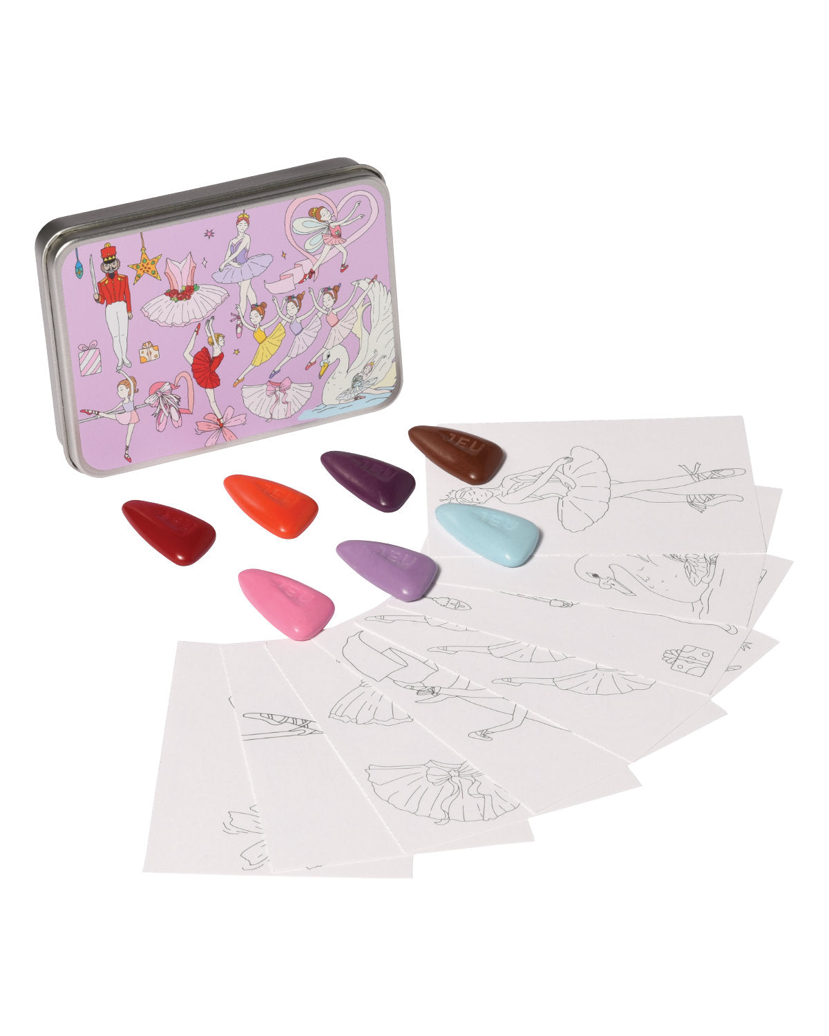 Coloring Kit Set SAFARI + OCEAN + BALLERINA + UNICORN Small