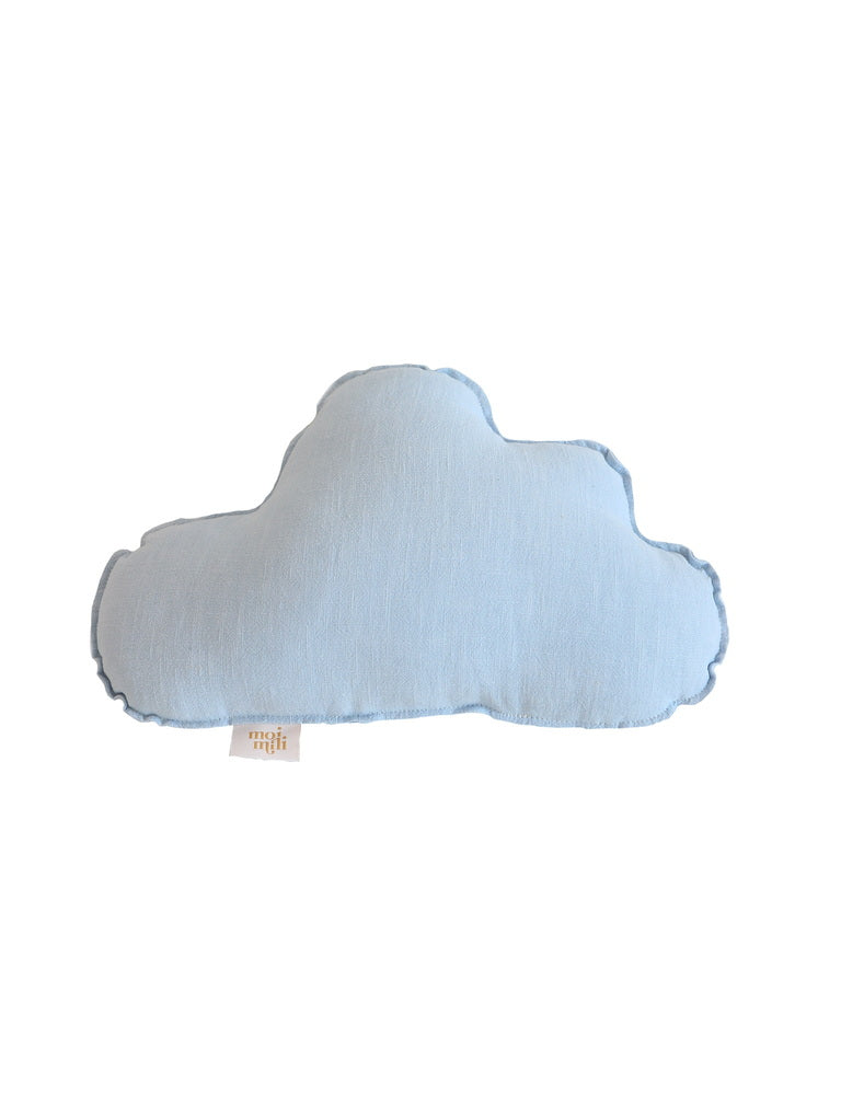 Linen Baby Blue Cloud Pillow – Oliver Ruffus