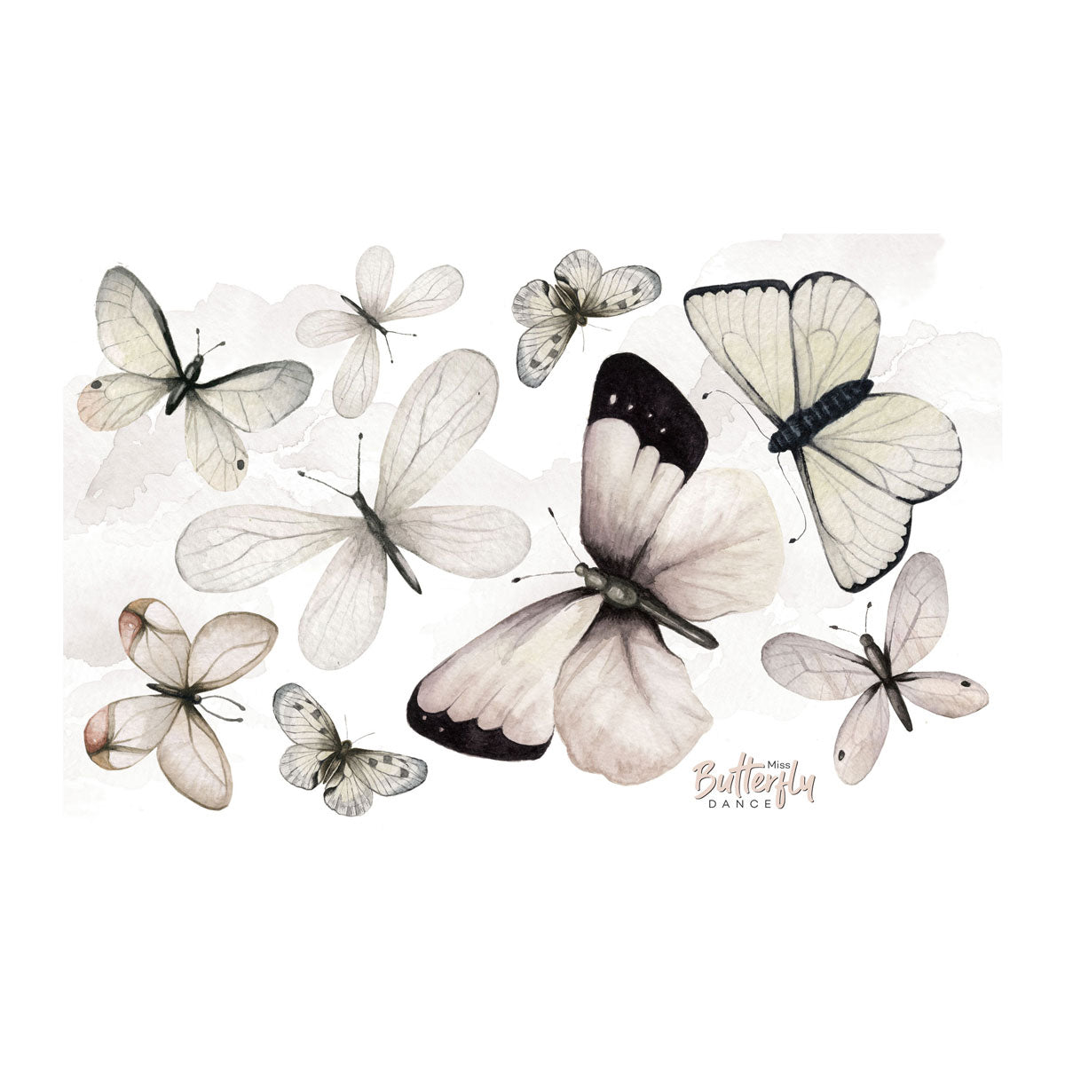 Butterfly Dance Wall Decal Set