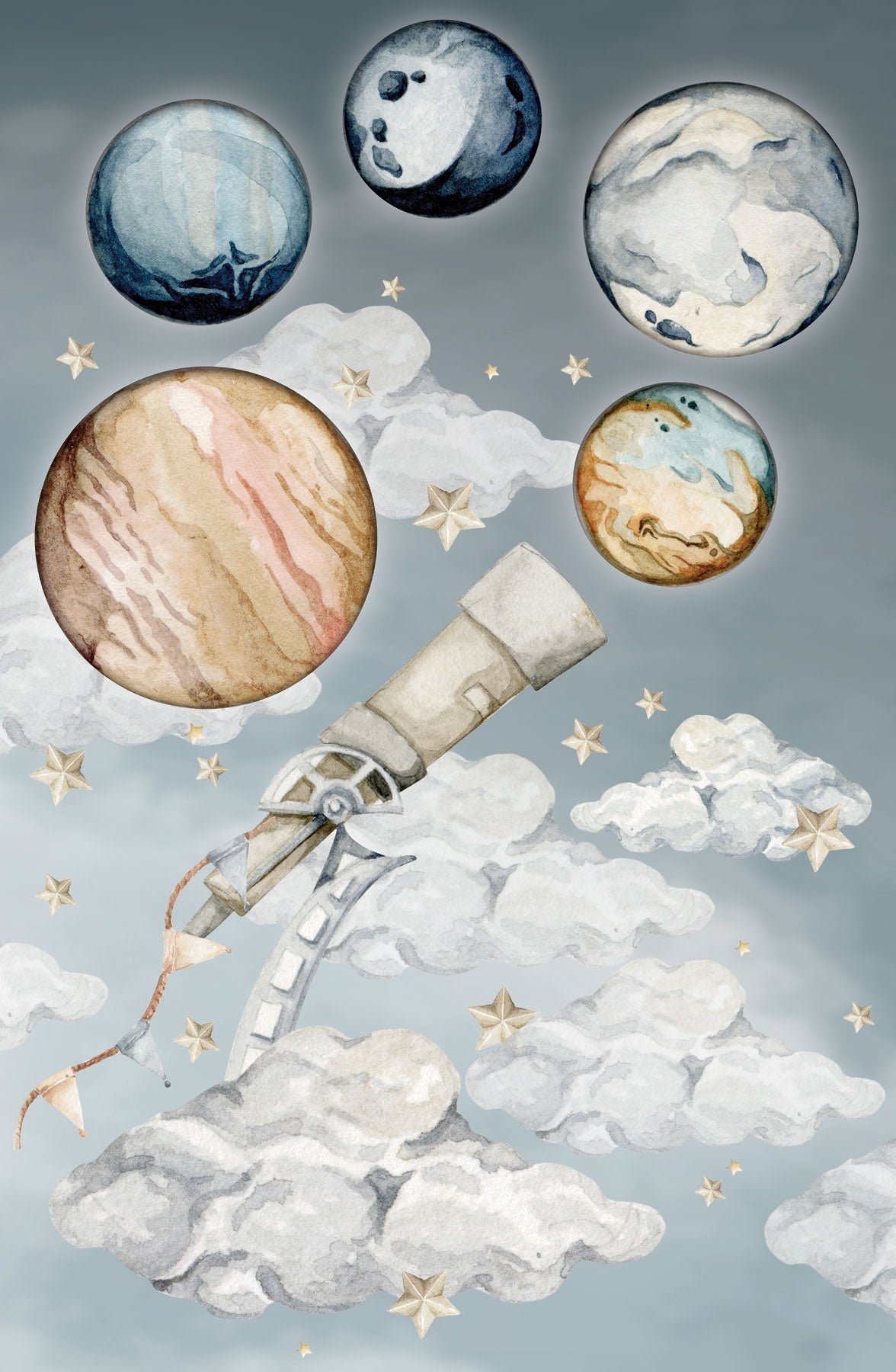 Galileo Sky Wall Decal Set