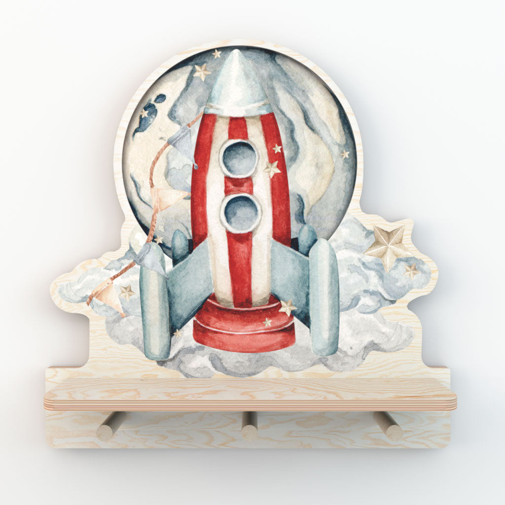 Rocketship Mini Shelf