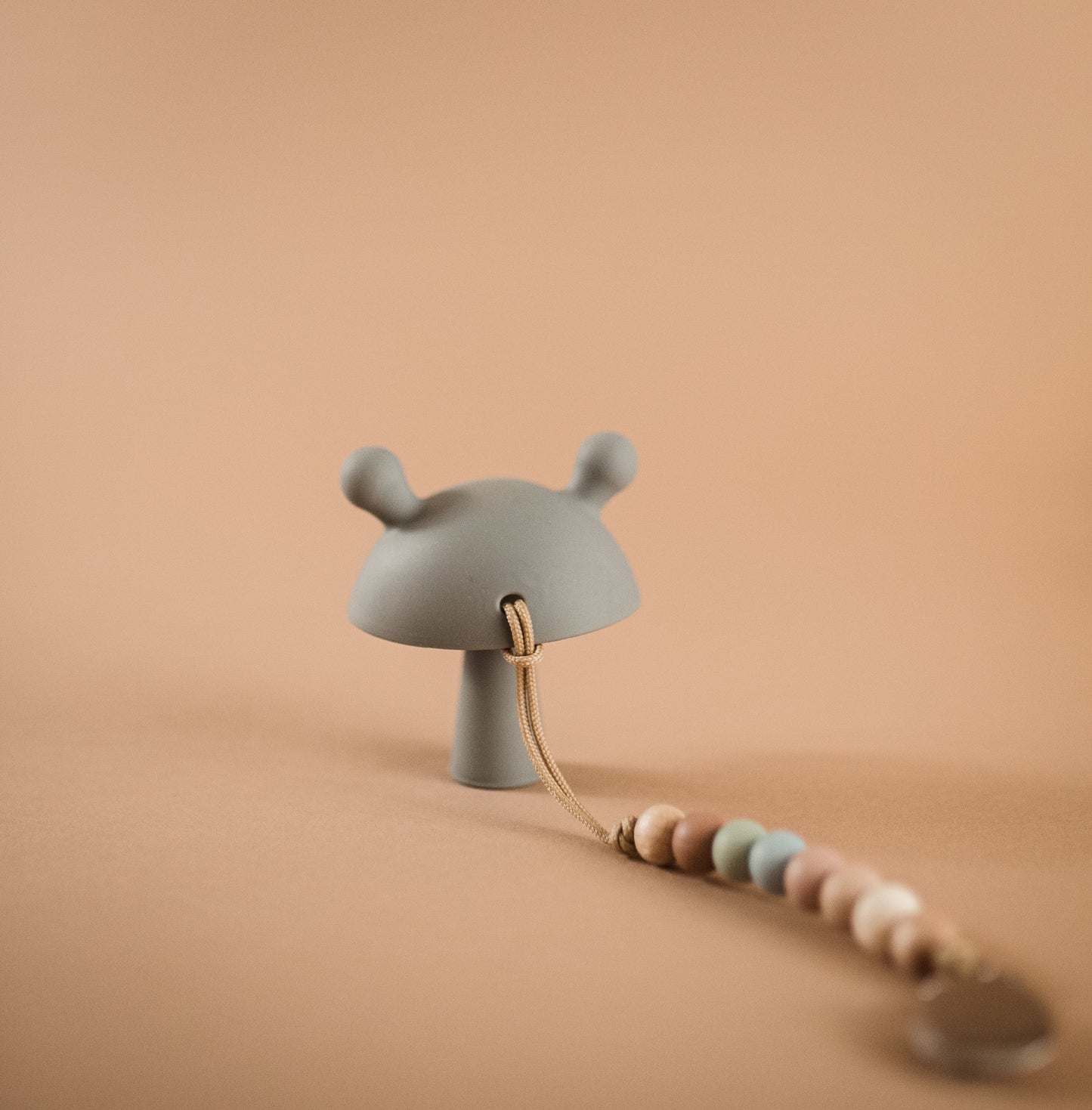 Mushroom Teether-Mauve