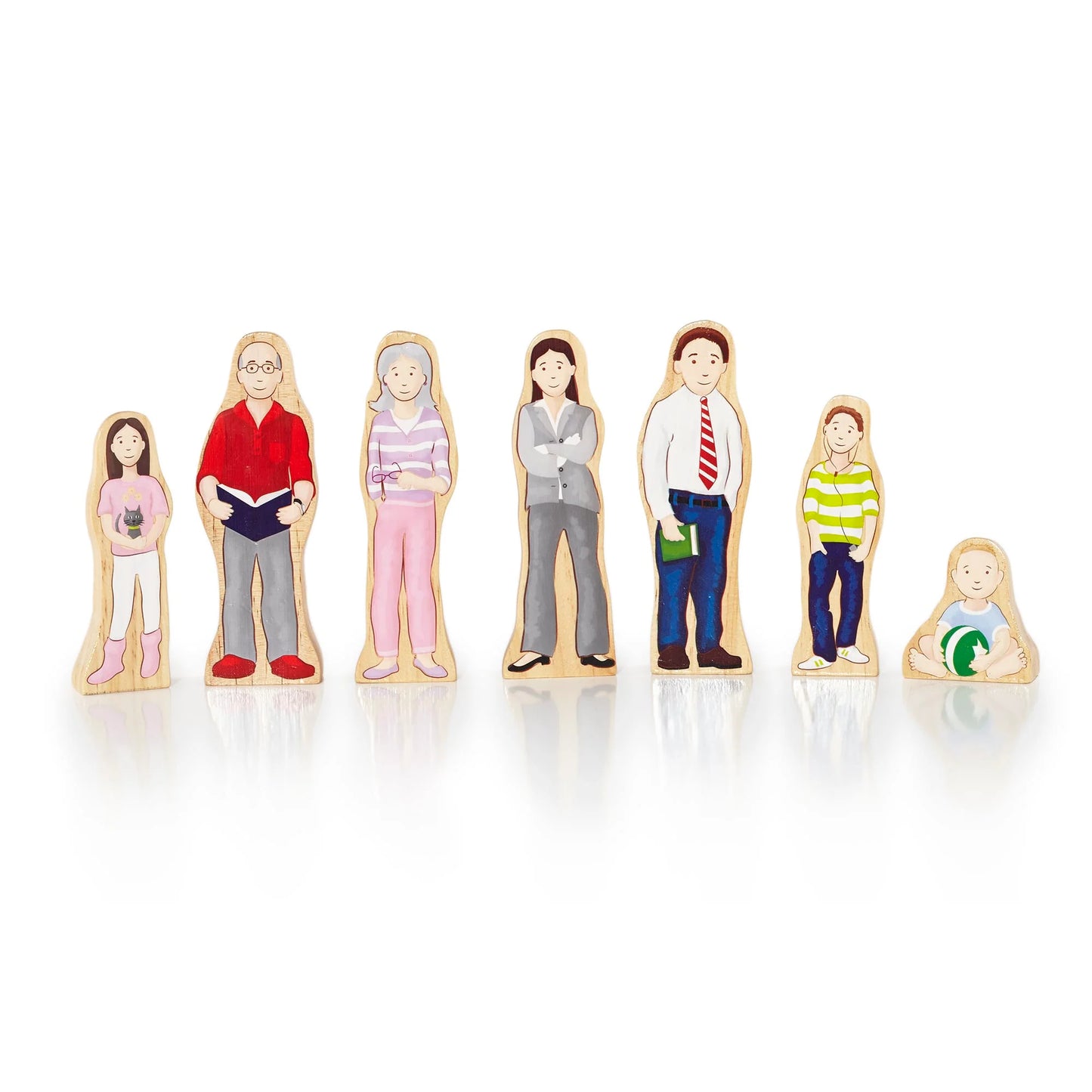 Wedgies Multi-Cultural Family Set