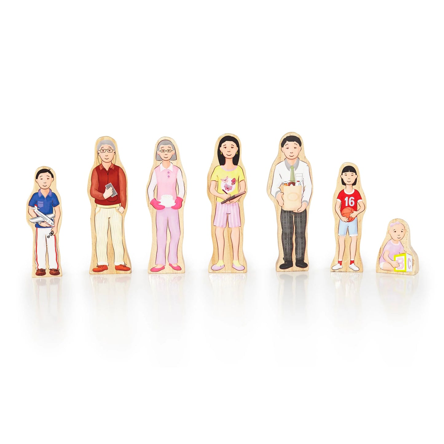 Wedgies Multi-Cultural Family Set