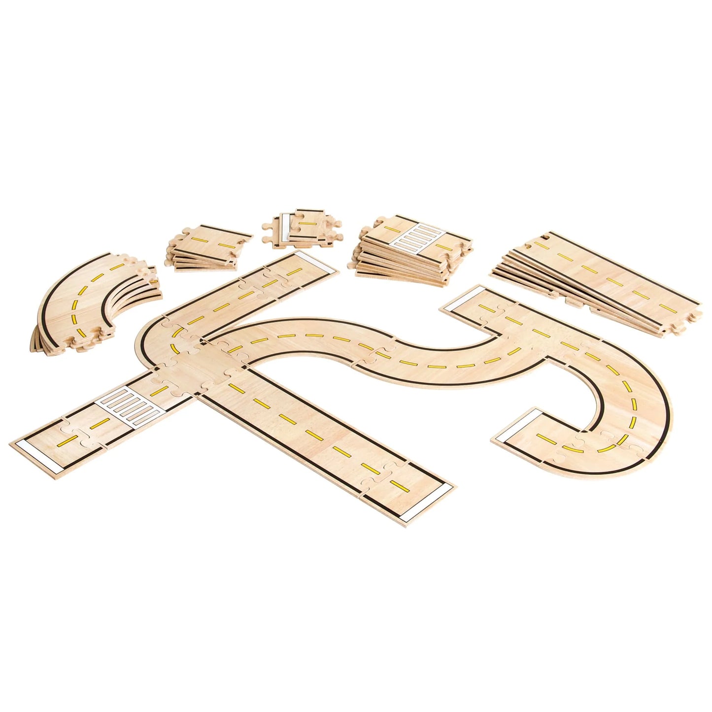 Double-Sided Roadway System - 42 pc. set