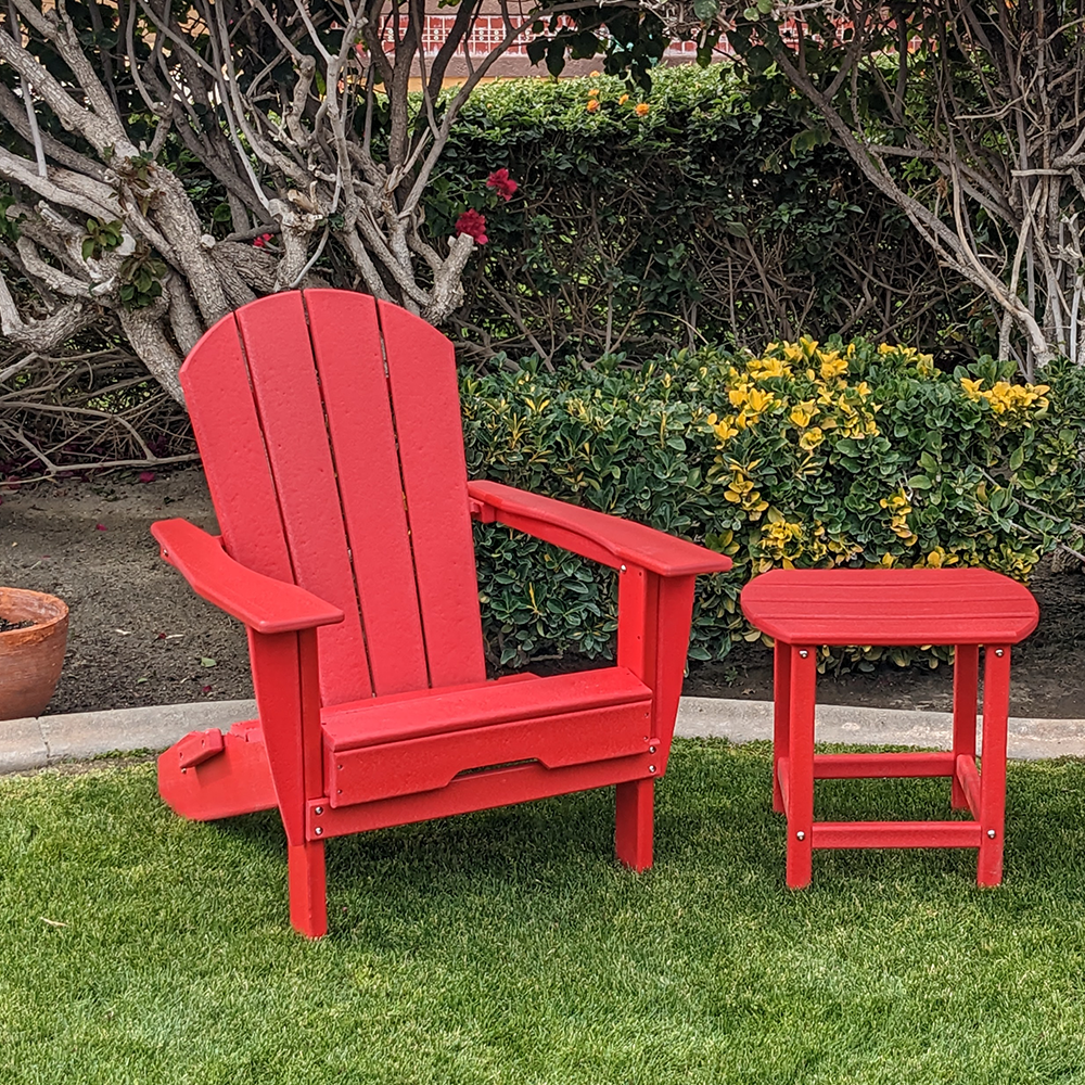 Heritage Folding Adirondack Chair by ResinTEAK